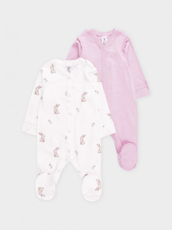 

Комбинезон для новорожденных CROCKID, К 6523-2уп, цвет - розовый, Комбинезон