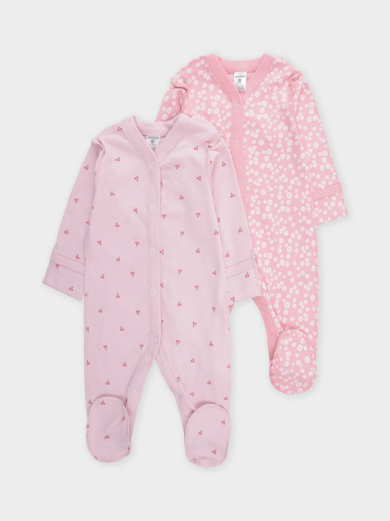 Комбинезон для новорожденных CROCKID К 6025-2уп цвет - розовый 1529₽