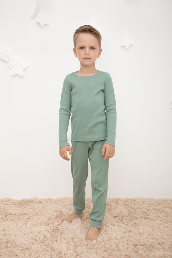 

Пижама для мальчиков CROCKID, К 400600-1, цвет - зеленый, Пижама