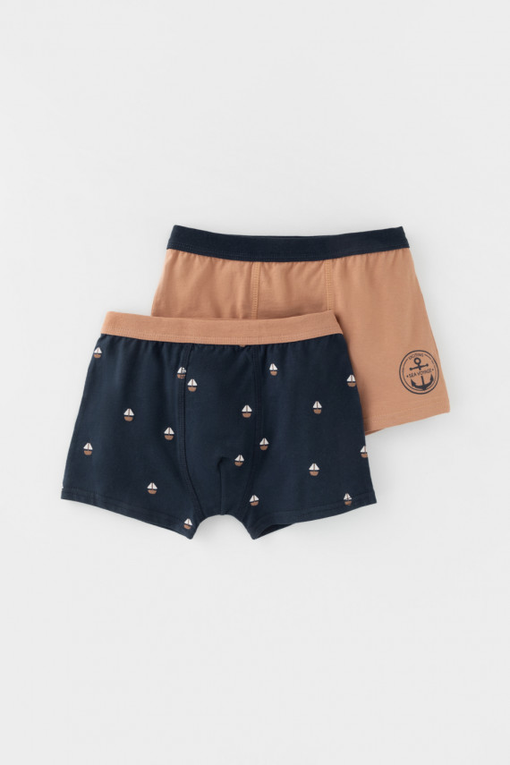 

Трусы для мальчиков CROCKID, К 1980-2уп, цвет - коричневый, Трусы