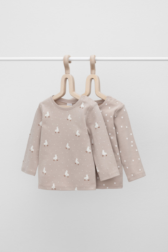 

Джемпер для новорожденных CROCKID, К 301944-2уп, цвет - бежевый, Джемпер