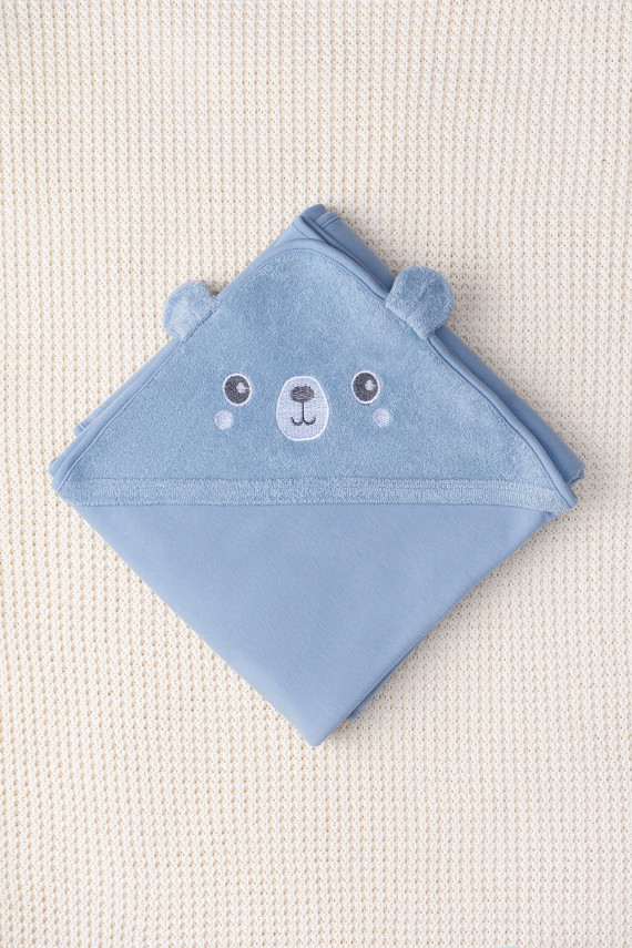 

Простынка для новорожденных CROCKID, К 8500, цвет - синий, Простынка