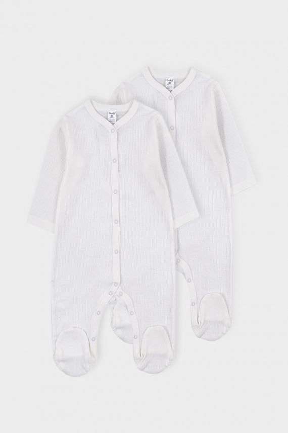 Комбинезон для новорожденных CROCKID К 6205-2уп цвет - белый 449₽