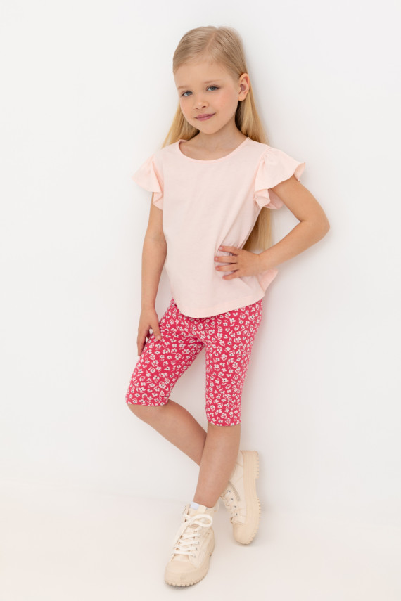 Лосины для девочки для девочек CROCKID К 4036 цвет - красный 399₽