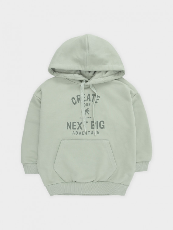 Худи для мальчиков CROCKID КР 303048 цвет - зеленый 1699₽