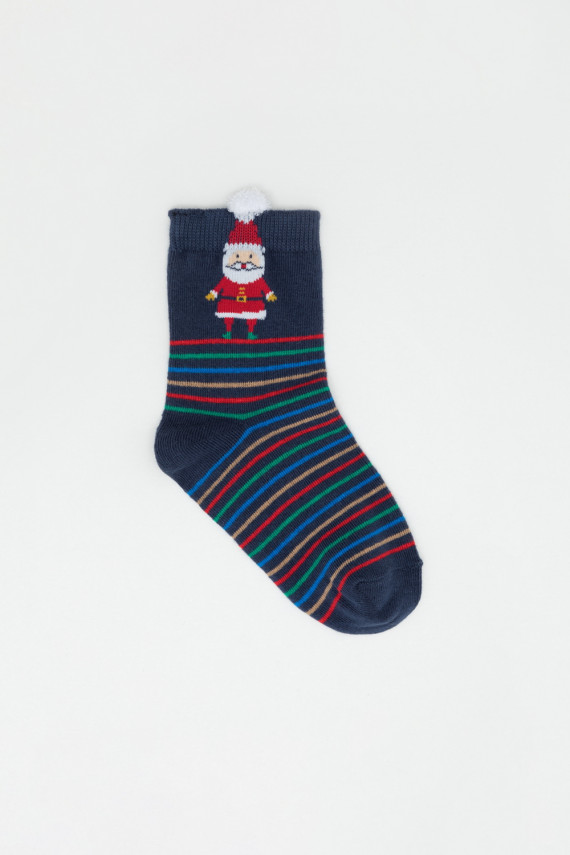 

Детские трикотажные носки для мальчиков CROCKID, К 9658/3 ФВ, цвет - синий, Детские трикотажные носки