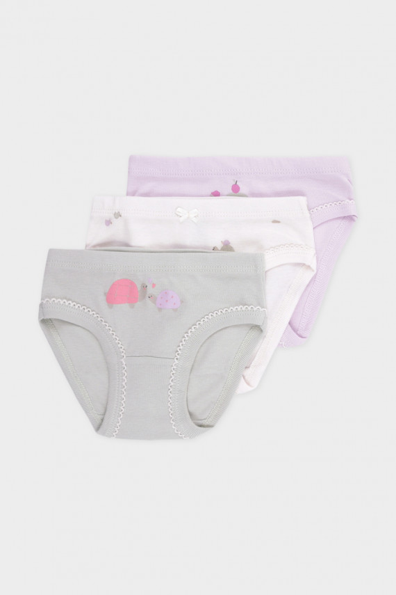 Трусы для девочек CROCKID К 1978-3уп цвет - фиолетовый 799₽