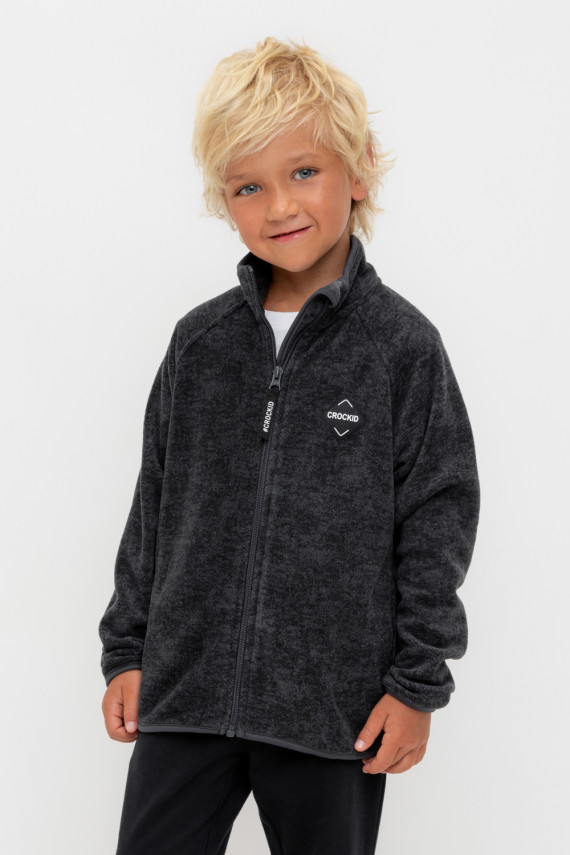 

Куртка для мальчиков CROCKID, ФЛ 34011/н/54 ГР, цвет - серый, Куртка