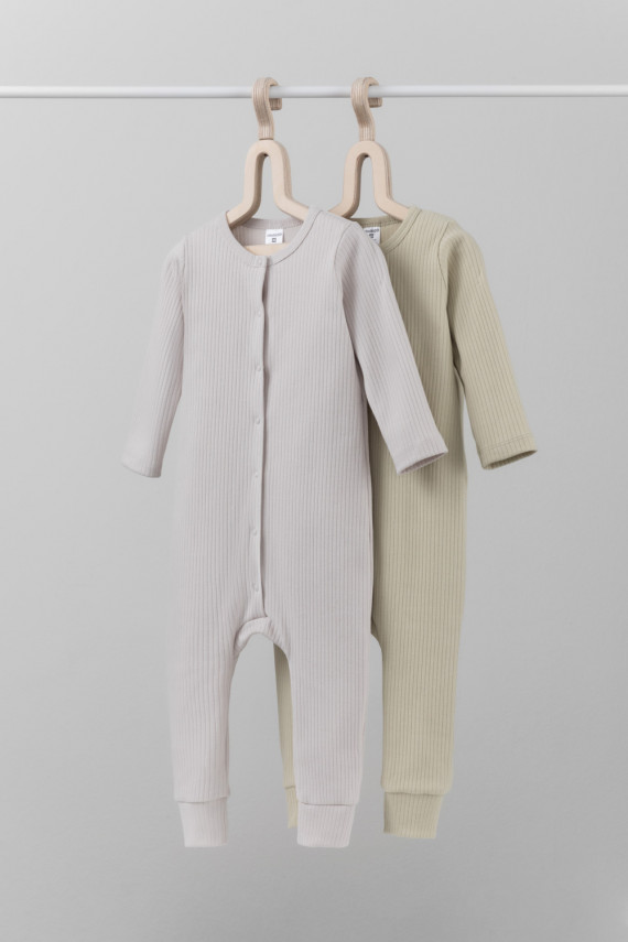 

Комбинезон для новорожденных CROCKID, К 6524-2уп, цвет - серый, Комбинезон