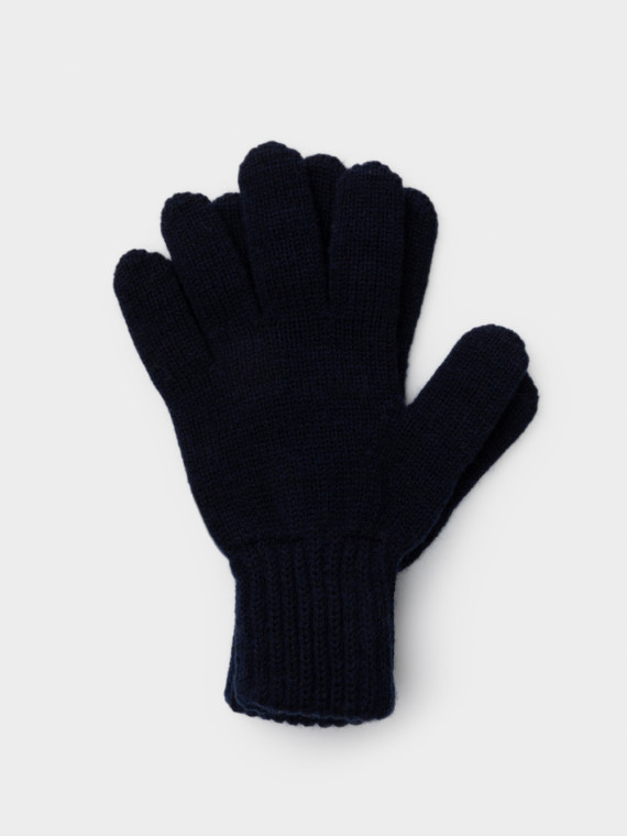 Перчатки детские из полушерстяной пряжи для мальчиков CROCKID КВ 10022ш цвет - синий 559₽