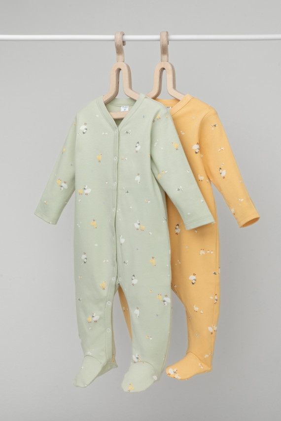 Комбинезон для новорожденных CROCKID К 6025-2уп цвет - желтый 699₽