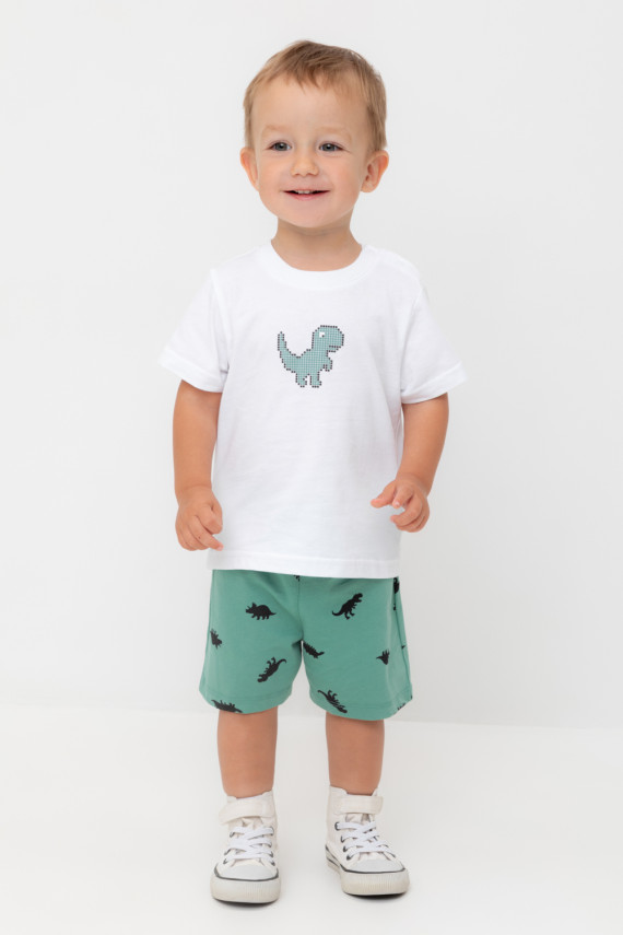 Шорты для мальчика для мальчиков CROCKID КР 400666 цвет - зеленый 349₽