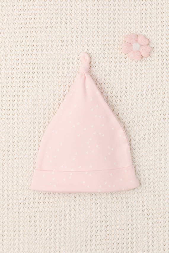 

Шапочка ясельная для новорожденных CROCKID, К 8036, цвет - розовый, Шапочка ясельная