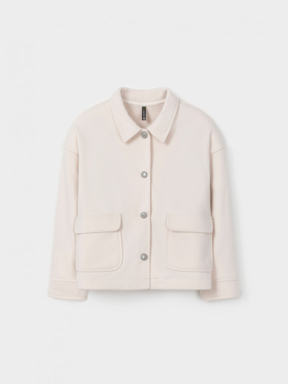 Рубашка для девочек CROCKID КР 302996-1 цвет - светло-бежевый 2039₽