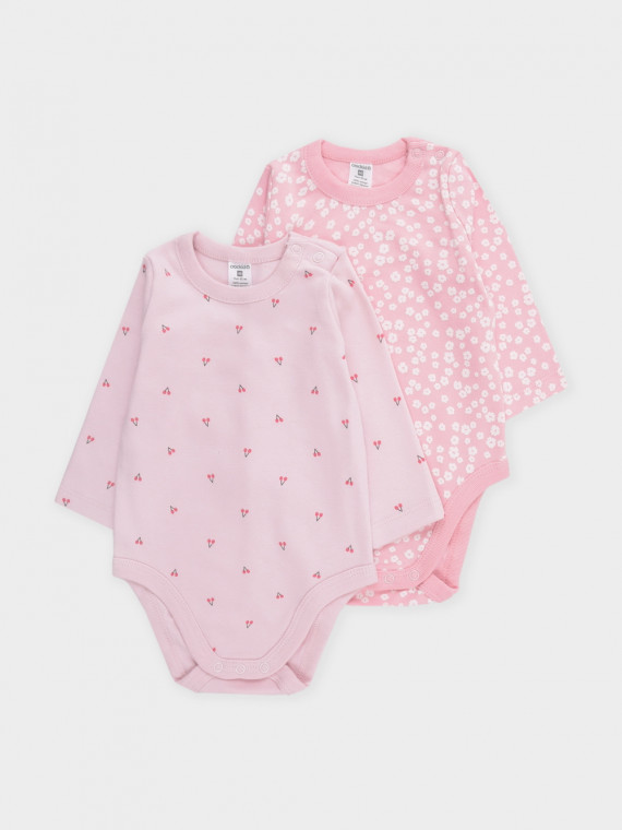 Боди для новорожденных CROCKID К 6087-2уп цвет - розовый 1019₽