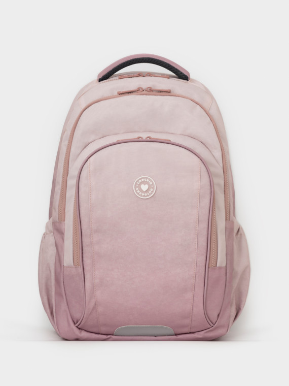 

Рюкзак для девочек CROCKID, АКС 1012/2 ФВ, цвет - розовый, Рюкзак