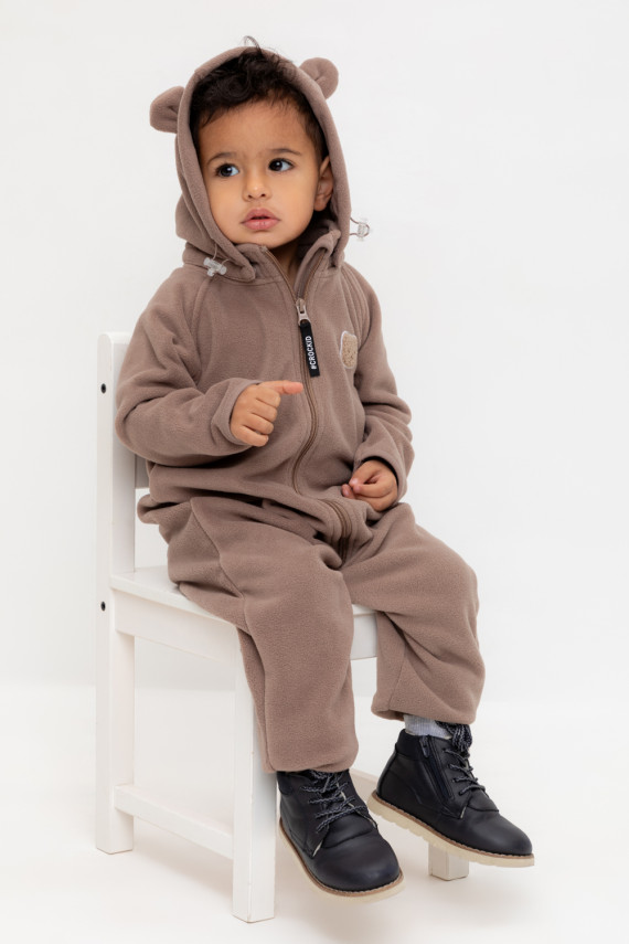 

Комбинезон для мальчиков CROCKID, ФЛ 60007, цвет - коричневый, Комбинезон