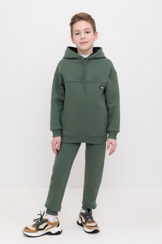 Брюки для мальчиков CROCKID КР 400724 цвет - зеленый 949₽