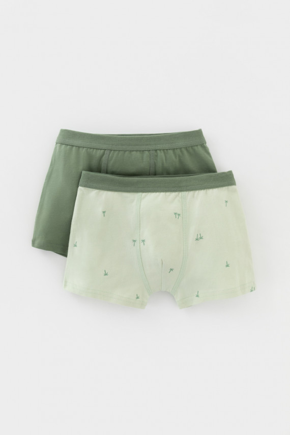 Трусы для мальчиков CROCKID К 1980-2уп цвет - зеленый 639₽