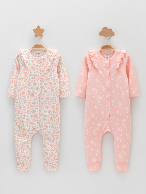 

Комбинезон для новорожденных CROCKID, К 6534-2уп, цвет - розовый, Комбинезон