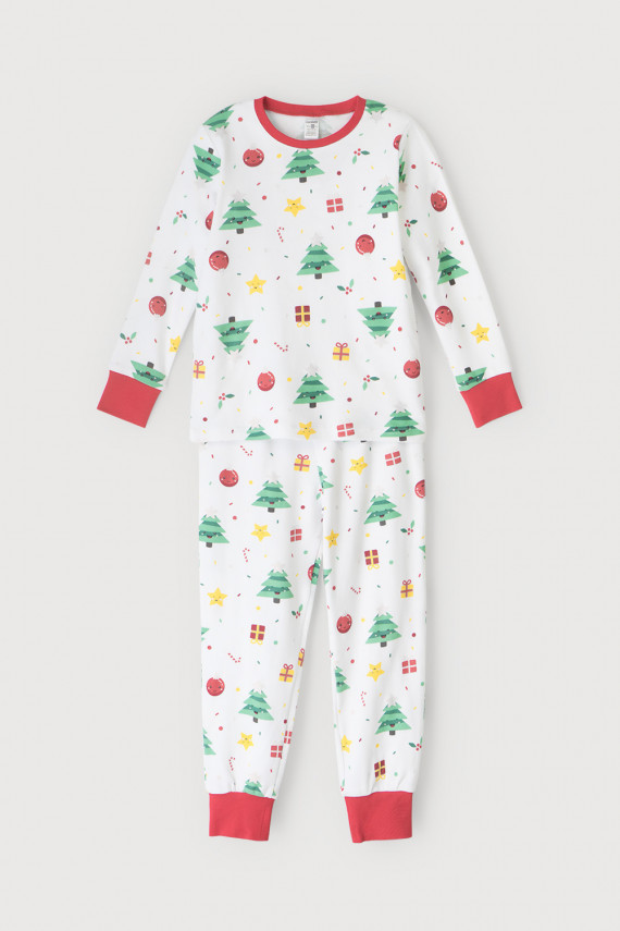 Пижама для девочек CROCKID К 1552 цвет - белый 1119₽