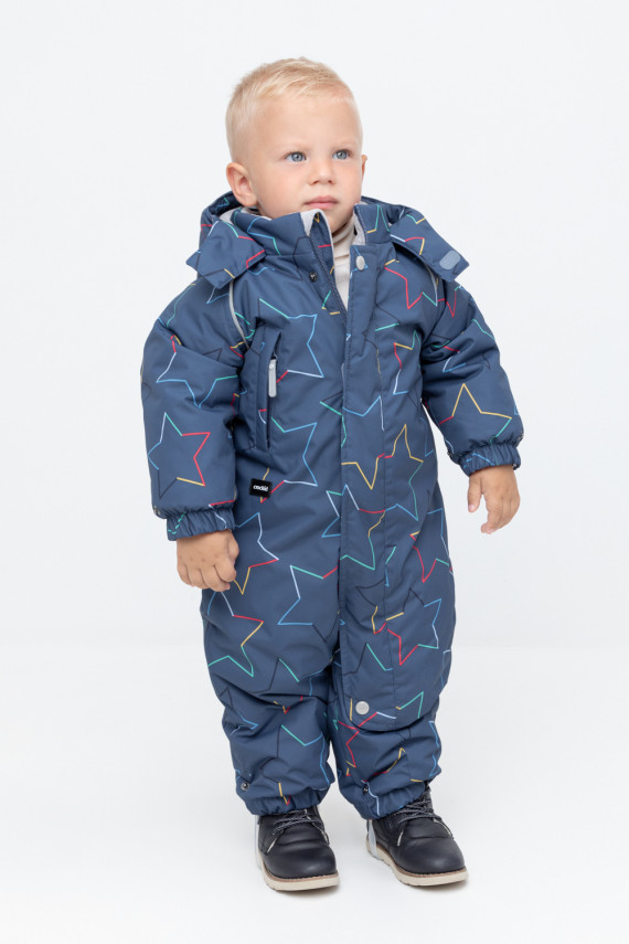 

Комбинезон детский с утеплителем нового поколения для мальчиков CROCKID, ВК 60113/н/12 УЗГ, цвет - темно-синий, Комбинезон детский с утеплителем нового поколения