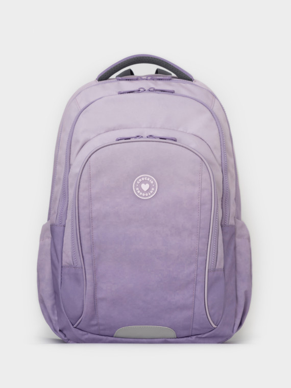 

Рюкзак для девочек CROCKID, АКС 1012/3 ФВ, цвет - фиолетовый, Рюкзак