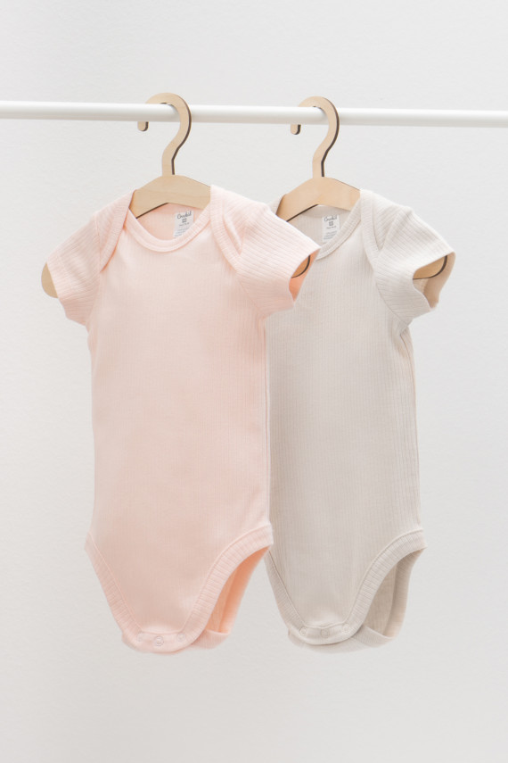 Боди для новорожденных CROCKID К 6033-2уп цвет - розовый 349₽