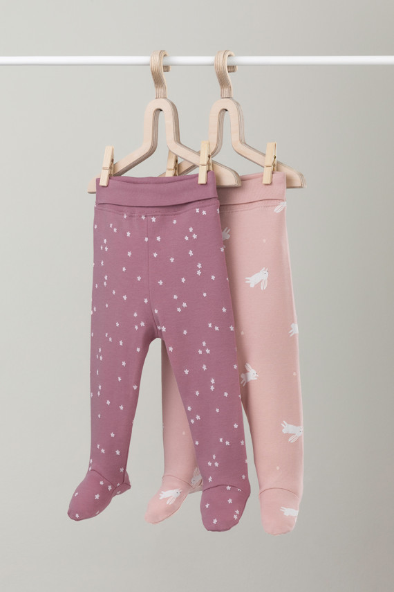 Ползунки для новорожденных CROCKID К 400220-2уп цвет - розовый 719₽