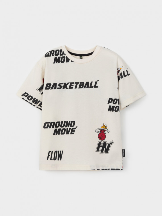 

Футболка для мальчиков CROCKID, КР 302979, цвет - сахар, Футболка