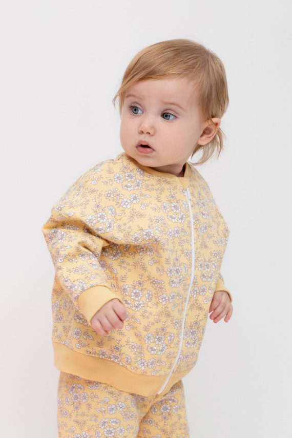 

Жакет для девочек CROCKID, КР 301986, цвет - желтый, Жакет