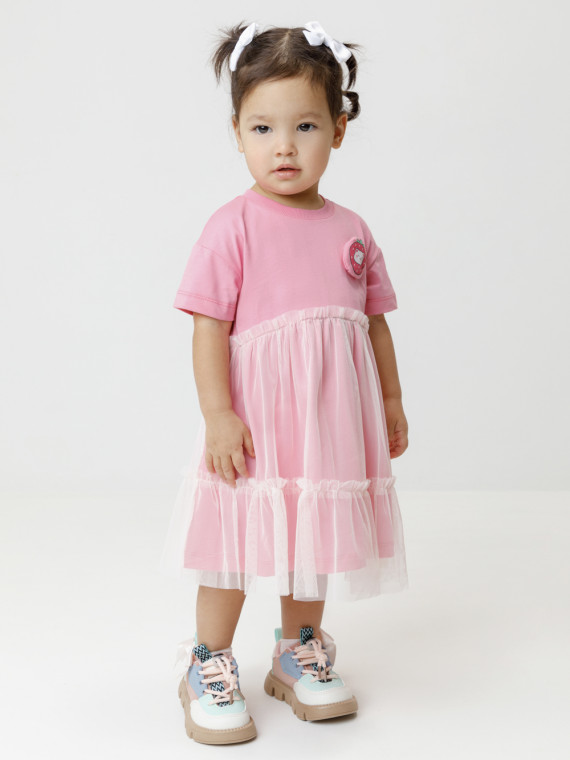 Платье для девочек CROCKID КР 5964 цвет - розовый 1199₽