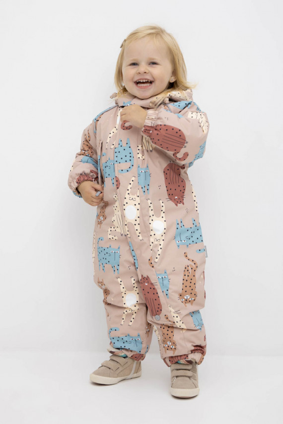 

Комбинезон детский с утеплителем нового поколения для девочек CROCKID, ВК 60032/н/27 Ал, цвет - розовый, Комбинезон детский с утеплителем нового поколения