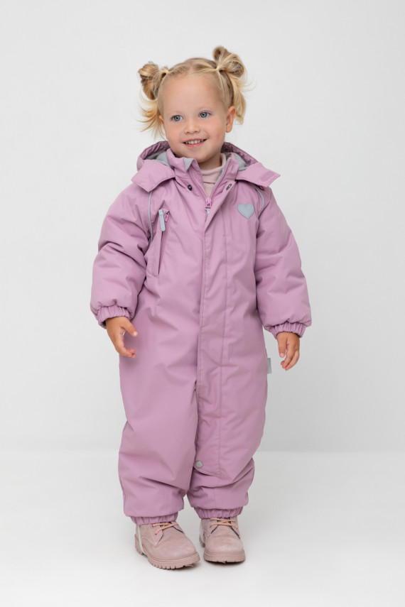 

Комбинезон детский с утеплителем нового поколения для девочек CROCKID, ВК 60118/1 ГР, цвет - розовый, Комбинезон детский с утеплителем нового поколения