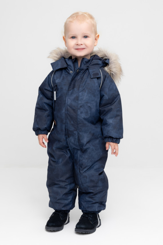 

Комбинезон детский с утеплителем нового поколения для мальчиков CROCKID, ВК 60116/н/6 ГР, цвет - синий, Комбинезон детский с утеплителем нового поколения