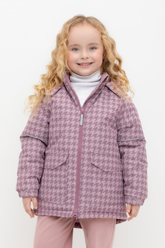 

Куртка для девочек CROCKID, ВК 38113/н/2 ГР, цвет - фиолетовый, Куртка