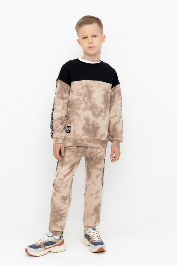 

Брюки для мальчиков CROCKID, КР 400746, цвет - бежевый, Брюки