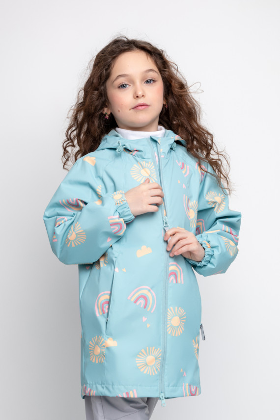 Пальто для девочек CROCKID ВК 32155н2 УЗГ цвет - голубой 2999₽