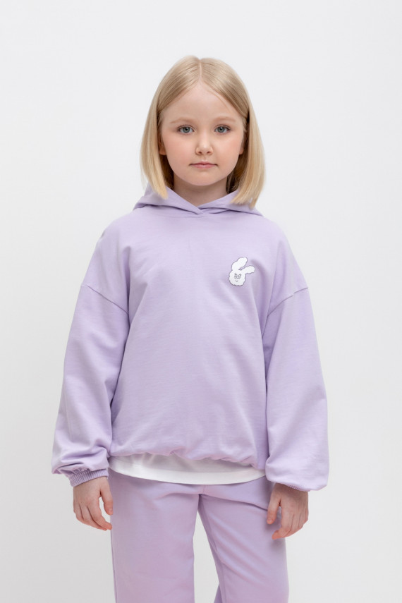 

Джемпер для девочек CROCKID, КР 302397, цвет - фиолетовый, Джемпер