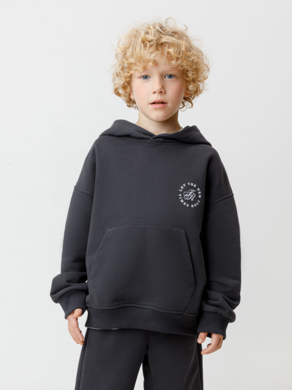 

Джемпер для мальчиков CROCKID, МП 302920, цвет - темно-серый, Джемпер