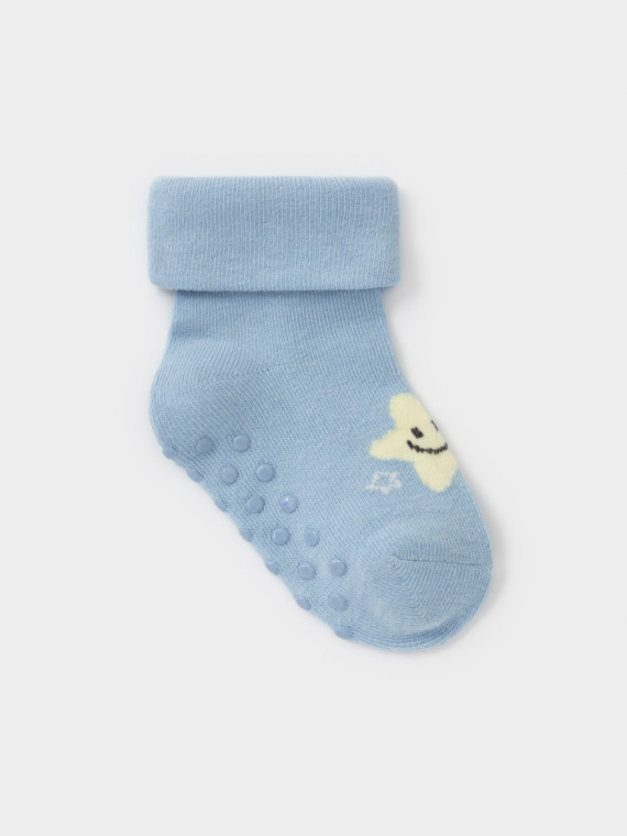 Носки со стопперами для мальчика для мальчиков CROCKID К 960110 ФВ цвет - голубой 169₽