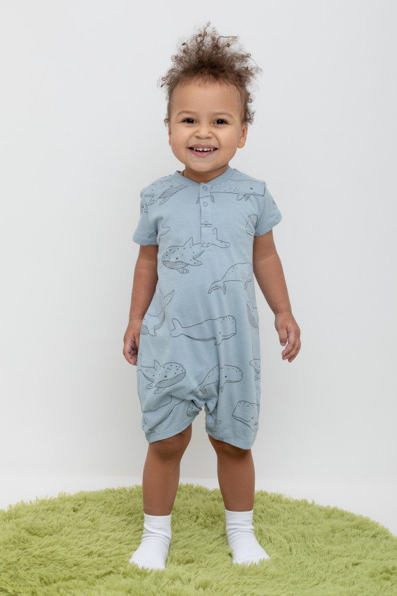 Полукомбинезон для мальчиков CROCKID КР 6501 цвет - синий 549₽