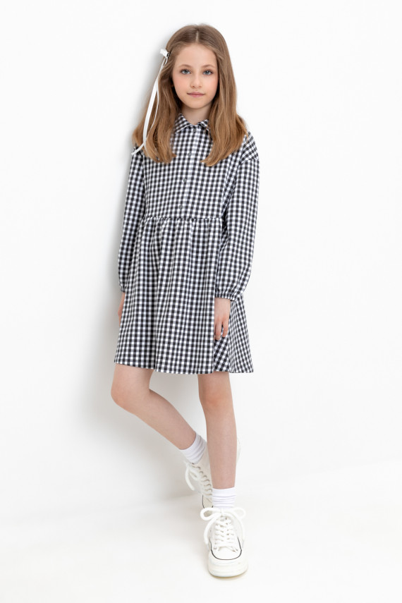 

Платье для девочек CROCKID, КР 5907, цвет - серый, Платье