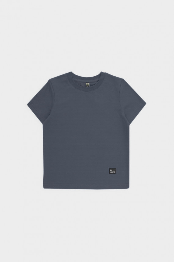 

Футболка для мальчиков CROCKID, К 302125-1, цвет - темно-серый, Футболка