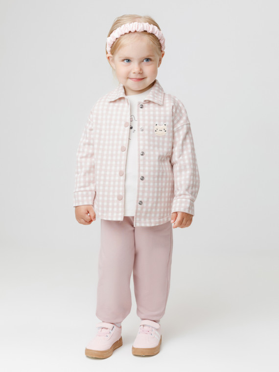 Брюки для девочек CROCKID КР 400815 цвет - розовый 999₽