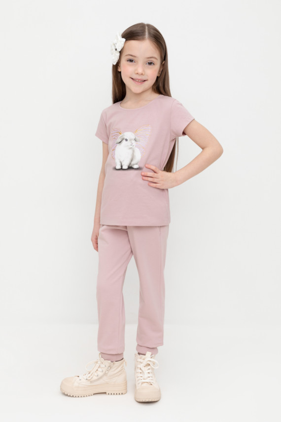 Брюки для девочек CROCKID КР 400759 цвет - розовый 849₽