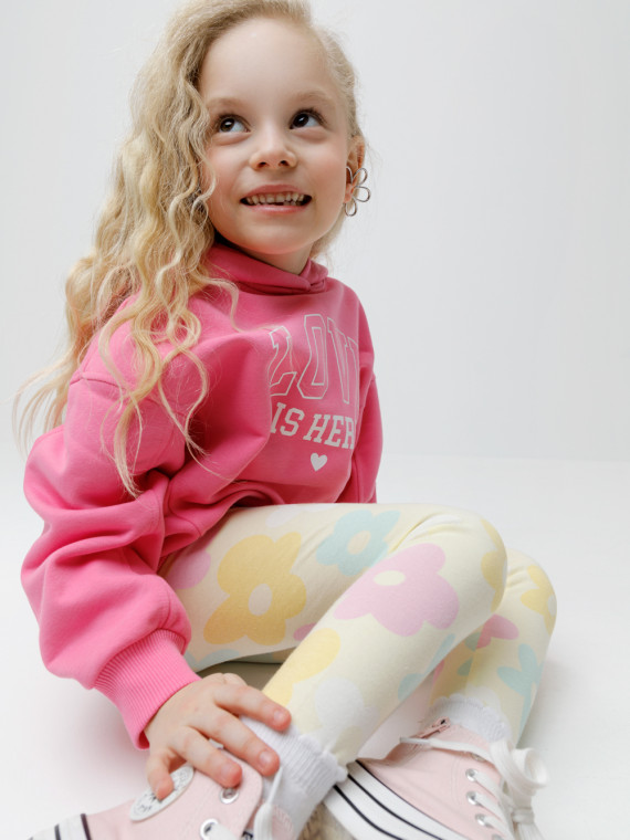 

Лосины для девочки для девочек CROCKID, КР 4074, цвет - желтый, Лосины для девочки