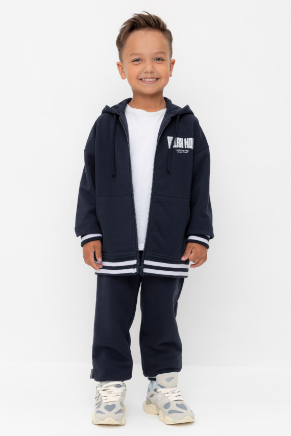 

Брюки для мальчиков CROCKID, КР 400784-1, цвет - темно-синий, Брюки