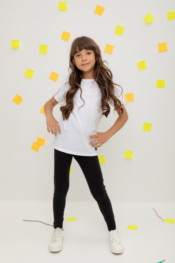 Лосины для девочки для девочек CROCKID К 4005801 цвет - черный 639₽