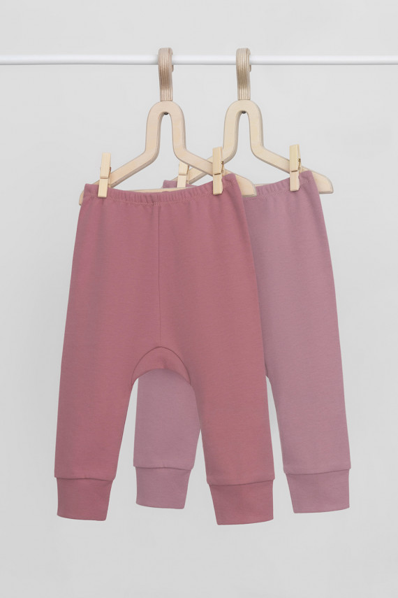 Брюки для новорожденных CROCKID К 4718-2уп цвет - розовый 649₽